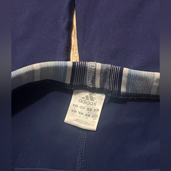 Adidas Y2K flared wide leg legging blue pant size small - Picture 9 of 9